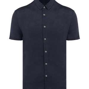 Men's Linen Short-sleeved Shirt, miniatyr 1